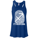 CustomCat Bella+Canvas Juniors Flowy Racerback Tank / True Royal / X-Small Sagittarius Tshirt & Hoodie