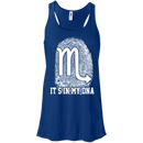 CustomCat Bella+Canvas Juniors Flowy Racerback Tank / True Royal / X-Small Scorpio Tshirt & Hoodie