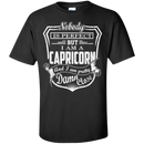 CustomCat Custom Ultra Cotton T-Shirt / Black / Small Capricorn Tshirt & Hoodie