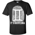 CustomCat Custom Ultra Cotton T-Shirt / Black / Small Gemini Tshirt & Hoodie