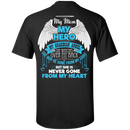 CustomCat Custom Ultra Cotton T-Shirt / Black / Small My Mom - My Hero - My Guardian Angel Tshirt