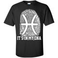 CustomCat Custom Ultra Cotton T-Shirt / Black / Small Pisces Tshirt & Hoodie