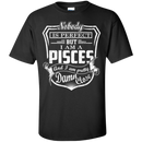 CustomCat Custom Ultra Cotton T-Shirt / Black / Small Pisces Tshirt & Hoodie
