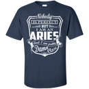 CustomCat Custom Ultra Cotton T-Shirt / Navy / Small Aries Tshirt & Hoodie