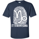 CustomCat Custom Ultra Cotton T-Shirt / Navy / Small Capricorn Tshirt & Hoodie