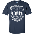 CustomCat Custom Ultra Cotton T-Shirt / Navy / Small Leo Tshirt & Hoodie
