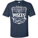 CustomCat Custom Ultra Cotton T-Shirt / Navy / Small Pisces Tshirt & Hoodie