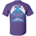 CustomCat Custom Ultra Cotton T-Shirt / Purple / Small My Son - My Hero - My Guardian Angel Tshirt