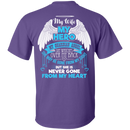 CustomCat Custom Ultra Cotton T-Shirt / Purple / Small My Wife - My Hero - My Guardian Angel Tshirt