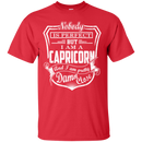 CustomCat Custom Ultra Cotton T-Shirt / Red / Small Capricorn Tshirt & Hoodie