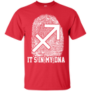 CustomCat Custom Ultra Cotton T-Shirt / Red / Small Sagittarius Tshirt & Hoodie