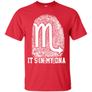 CustomCat Custom Ultra Cotton T-Shirt / Red / Small Scorpio Tshirt & Hoodie