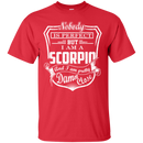CustomCat Custom Ultra Cotton T-Shirt / Red / Small Scorpio Tshirt & Hoodie