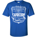 CustomCat Custom Ultra Cotton T-Shirt / Royal / Small Capricorn Tshirt & Hoodie