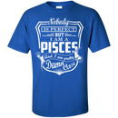 CustomCat Custom Ultra Cotton T-Shirt / Royal / Small Pisces Tshirt & Hoodie
