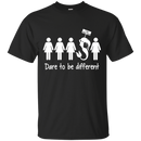 CustomCat G200 Gildan Ultra Cotton T-Shirt / Black / Small Dare To Be Different