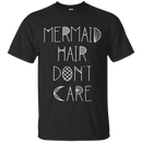 CustomCat G200 Gildan Ultra Cotton T-Shirt / Black / Small Mermaid Hair Don't Care