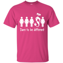 CustomCat G200 Gildan Ultra Cotton T-Shirt / Heliconia / Small Dare To Be Different