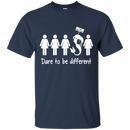 CustomCat G200 Gildan Ultra Cotton T-Shirt / Navy / Small Dare To Be Different