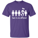 CustomCat G200 Gildan Ultra Cotton T-Shirt / Purple / Small Dare To Be Different