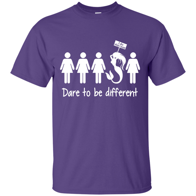 CustomCat G200 Gildan Ultra Cotton T-Shirt / Purple / Small Dare To Be Different
