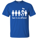 CustomCat G200 Gildan Ultra Cotton T-Shirt / Royal / Small Dare To Be Different