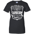 CustomCat Ladies Custom 100% Cotton T-Shirt / Black / X-Small Capricorn Tshirt & Hoodie