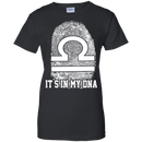 CustomCat Ladies Custom 100% Cotton T-Shirt / Black / X-Small Libra Tshirt & Hoodie