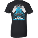 CustomCat Ladies Custom 100% Cotton T-Shirt / Black / X-Small My Wife - My Hero - My Guardian Angel Tshirt