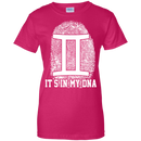 CustomCat Ladies Custom 100% Cotton T-Shirt / Heliconia / X-Small Gemini Tshirt & Hoodie