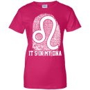 CustomCat Ladies Custom 100% Cotton T-Shirt / Heliconia / X-Small Leo Tshirt & Hoodie