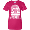 CustomCat Ladies Custom 100% Cotton T-Shirt / Heliconia / X-Small Libra Tshirt & Hoodie
