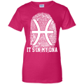 CustomCat Ladies Custom 100% Cotton T-Shirt / Heliconia / X-Small Pisces Tshirt & Hoodie