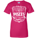 CustomCat Ladies Custom 100% Cotton T-Shirt / Heliconia / X-Small Pisces Tshirt & Hoodie