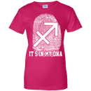 CustomCat Ladies Custom 100% Cotton T-Shirt / Heliconia / X-Small Sagittarius Tshirt & Hoodie