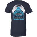 CustomCat Ladies Custom 100% Cotton T-Shirt / Navy / X-Small My Grandma - My Hero - My Guardian Angel Tshirt