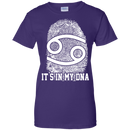 CustomCat Ladies Custom 100% Cotton T-Shirt / Purple / X-Small Cancer Tshirt & Hoodie
