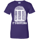 CustomCat Ladies Custom 100% Cotton T-Shirt / Purple / X-Small Gemini Tshirt & Hoodie