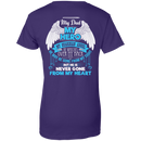 CustomCat Ladies Custom 100% Cotton T-Shirt / Purple / X-Small My Dad - My Hero - My Guardian Angel Tshirt