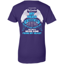 CustomCat Ladies Custom 100% Cotton T-Shirt / Purple / X-Small My Grandma - My Hero - My Guardian Angel Tshirt