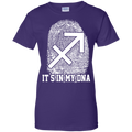 CustomCat Ladies Custom 100% Cotton T-Shirt / Purple / X-Small Sagittarius Tshirt & Hoodie