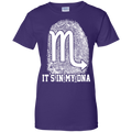 CustomCat Ladies Custom 100% Cotton T-Shirt / Purple / X-Small Scorpio Tshirt & Hoodie