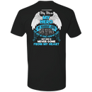 CustomCat Next Level Premium Short Sleeve Tee / Black / X-Small My Mom - My Hero - My Guardian Angel Tshirt