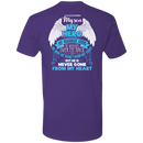 CustomCat Next Level Premium Short Sleeve Tee / Purple / X-Small My Son - My Hero - My Guardian Angel Tshirt