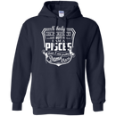 CustomCat Pullover Hoodie 8 oz / Navy / Small Pisces Tshirt & Hoodie