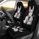 Cute Bull Terrier Car Seat Covers (Set of 2) interestprint