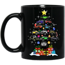 Cute Christmas Tree Jeep Printed Mug 11 Oz - 15 Oz CustomCat