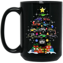 Cute Christmas Tree Jeep Printed Mug 11 Oz - 15 Oz CustomCat
