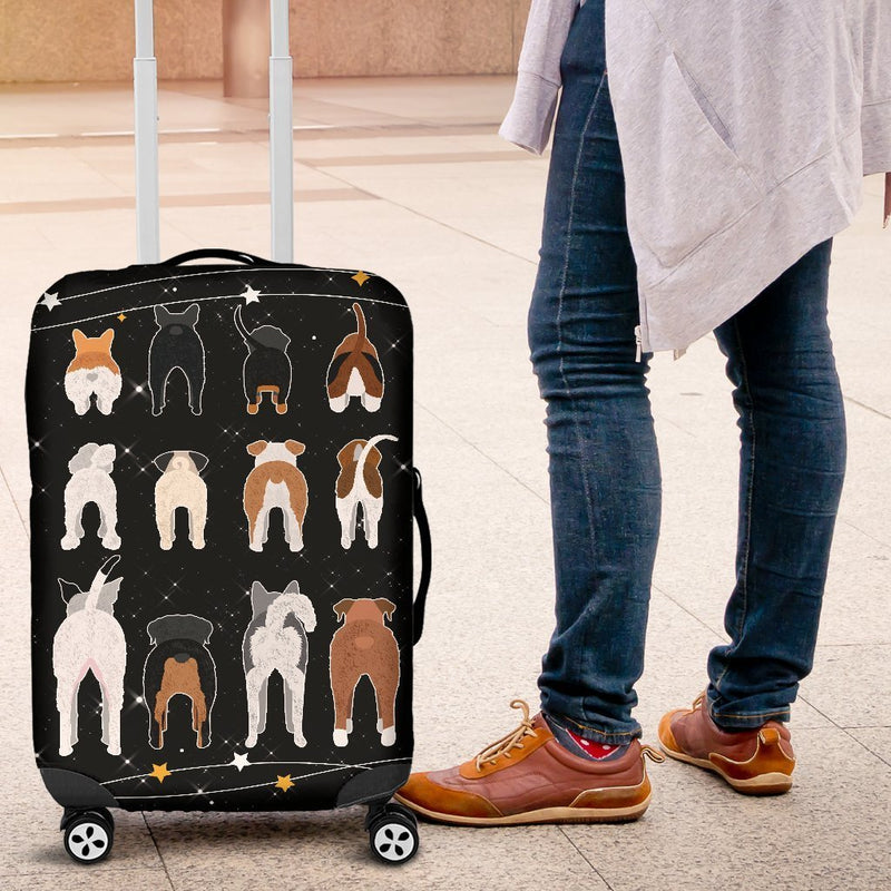 Cute Dog Butt Luggage Cover interestprint