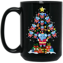 Cute Elephant Shaped as Christmas Tree Mug 11 Oz - 15 Oz CustomCat